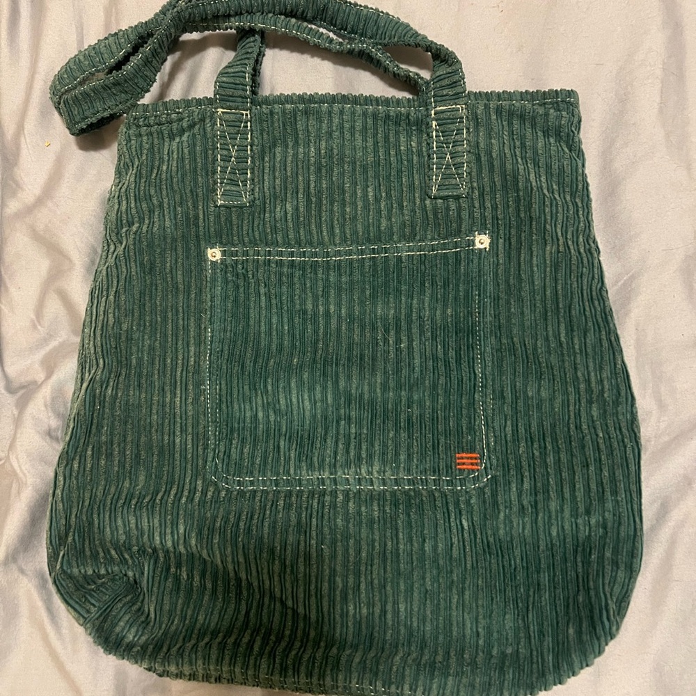 Urban Outfitters Teal Corduroy Tote